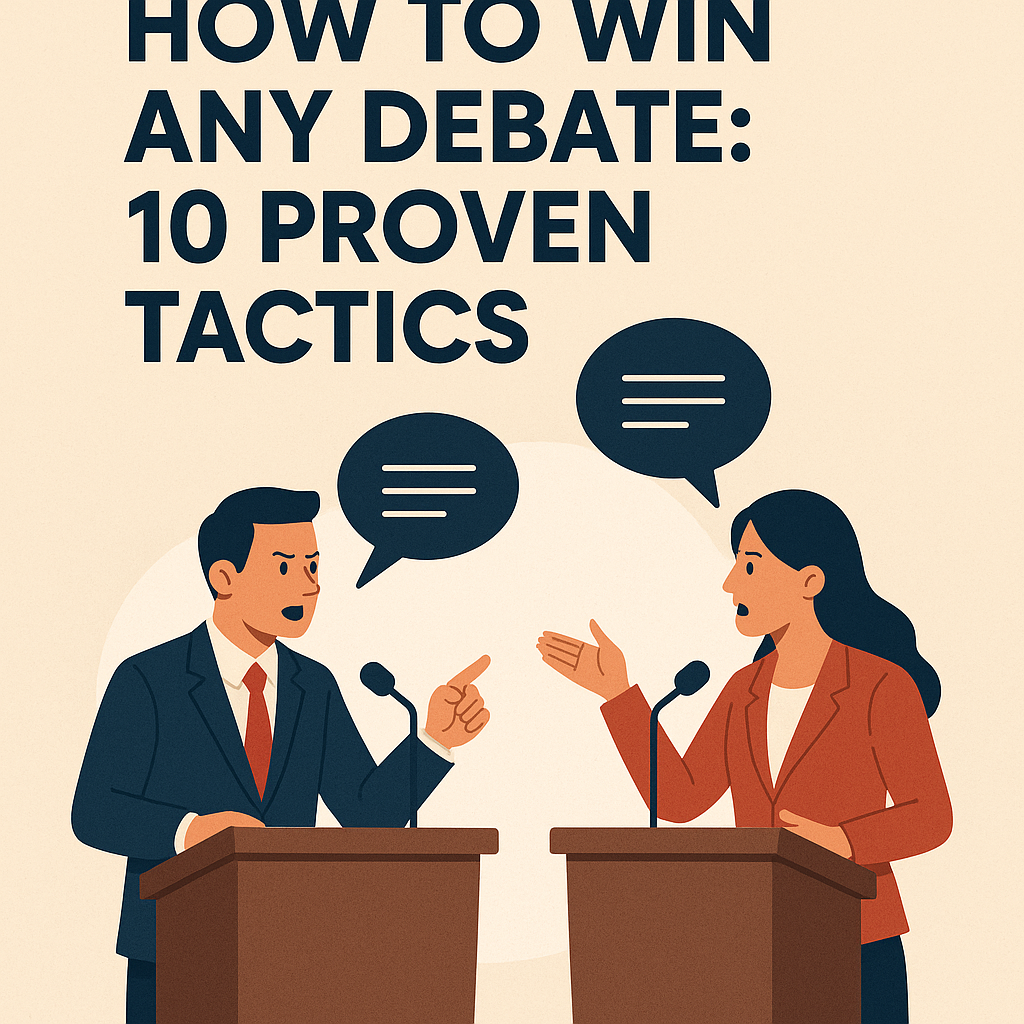 How to Win Any Debate: 10 Proven Tactics