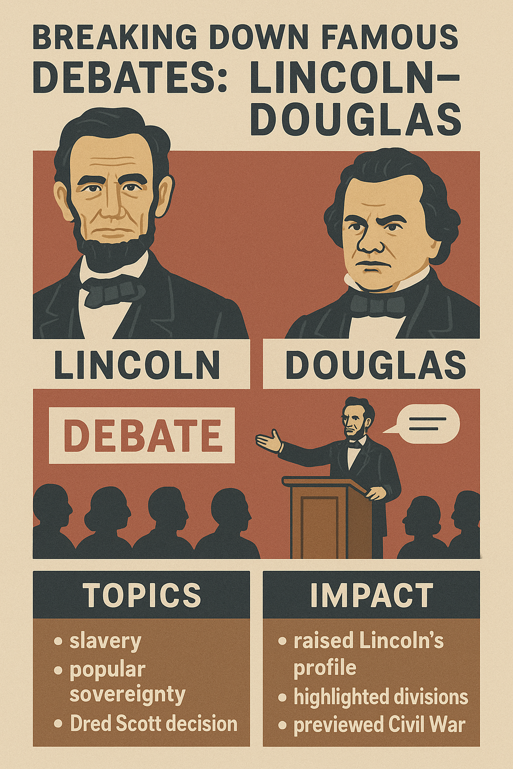 Breaking Down Famous Debates: The Lincoln-Douglas Showdown