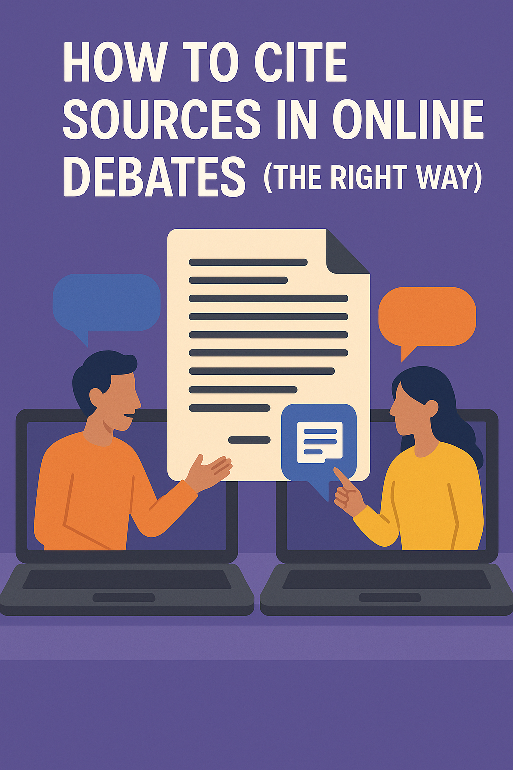 How to Cite Sources in Online Debates (The Right Way)