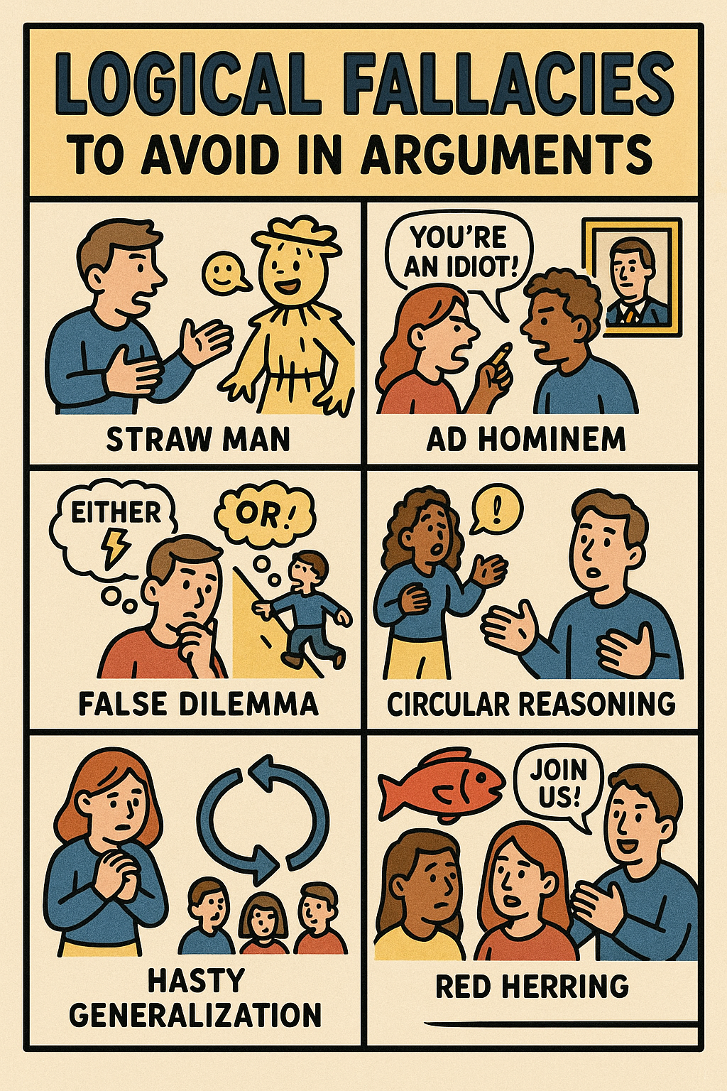Logical Fallacies to Avoid in Arguments