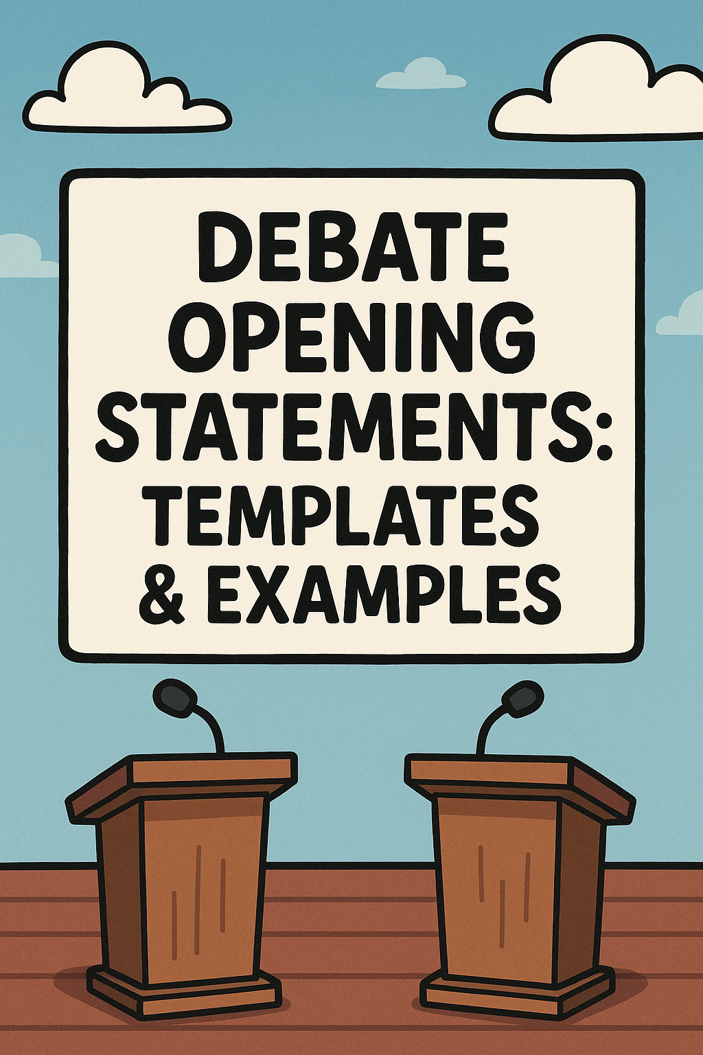 Debate Opening Statements: Templates & Examples